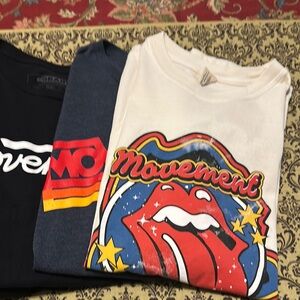 Movement Mortgage Graphic  T-Shirt - lot of 6 unisex t-shirts. 5 are XL/no tag